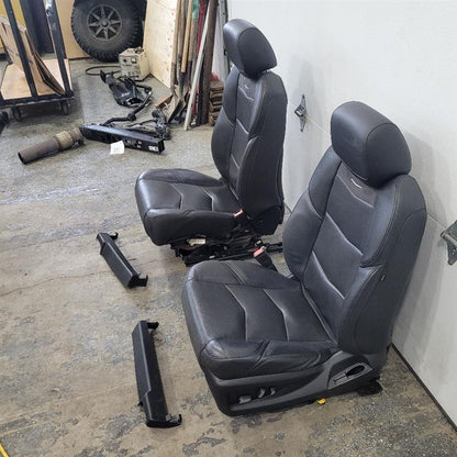 2020 ESCALAESV FRONT BLACK LEATHER SEATS PAIR 25031 - image 2