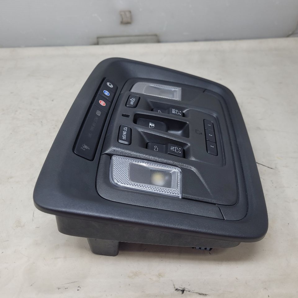 2019 SIERRA150 OVERHEAD CONSOLE BLACK WITH SUNROOF 25033 - image 3