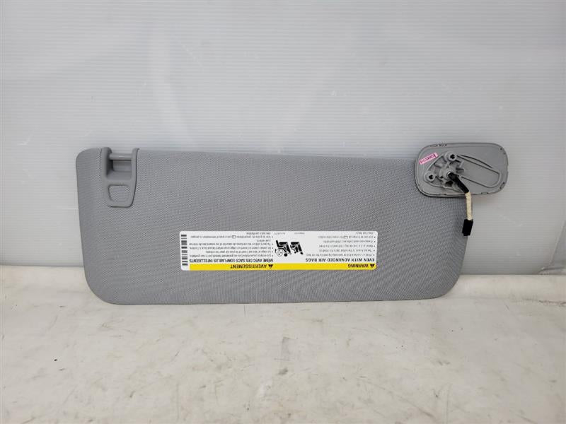 2017 SILVRDO15 LH DRIVER SUN VISOR LIGHTED GREY 25259 - image 4