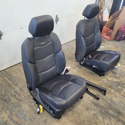 2019 ESCALADE FRONT SEATS PAIR BLACK LEATHER 48K 25663 - image 4