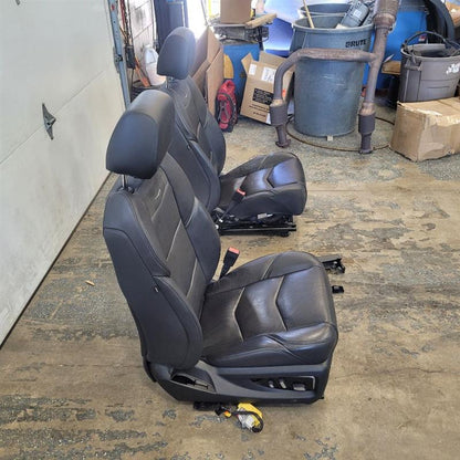 2019 ESCALADE FRONT SEATS PAIR BLACK LEATHER 48K 25663 - image 5