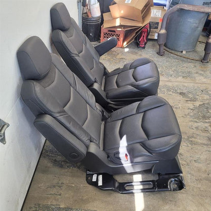 2019 ESCALADE 2ND ROW REAR SEATS BLACK LEATHER 25664 - image 7