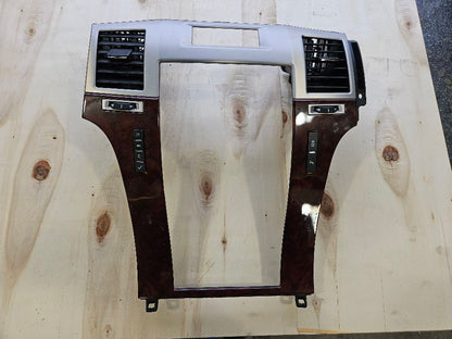 2012 ESCALADE RADIO TRIM DASH BEZEL RUBY WOOD 26102 - image 1