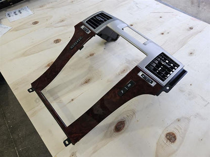 2012 ESCALADE RADIO TRIM DASH BEZEL RUBY WOOD 26102 - image 3