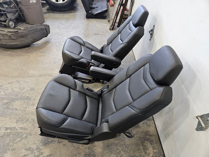 2016 ESCALADE 2ND ROW BUCKET SEATS BLACK LEATHER 26358 - image 4