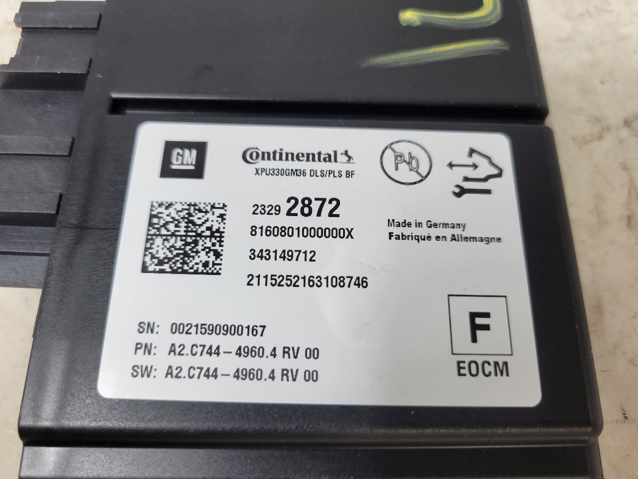 2016 ESCALADE DRIVER PRE COLLISION MODULE 23292872 26420 - image 10