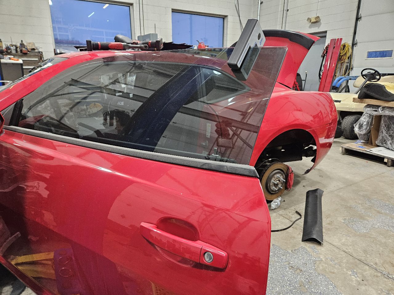 2013 CAMARO LH DRIVER DOOR VICTORY RED GCN 26884 - image 15