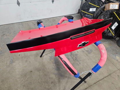 2018 CAMARO SS 1LE DECKLID & SPOILER RED G7C 26981 - image 4