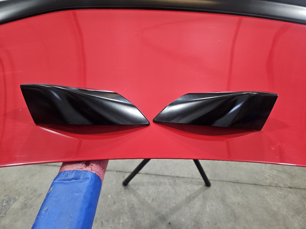 2018 CAMARO SS 1LE DECKLID & SPOILER RED G7C 26981 - image 12