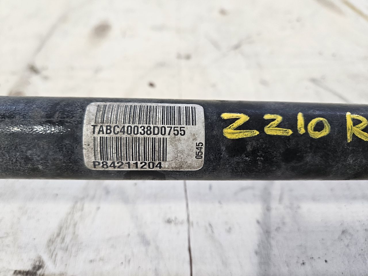 2018 CAMARO RH AXLE SHAFT SS 1LE 84211204 48K 27023 - image 3