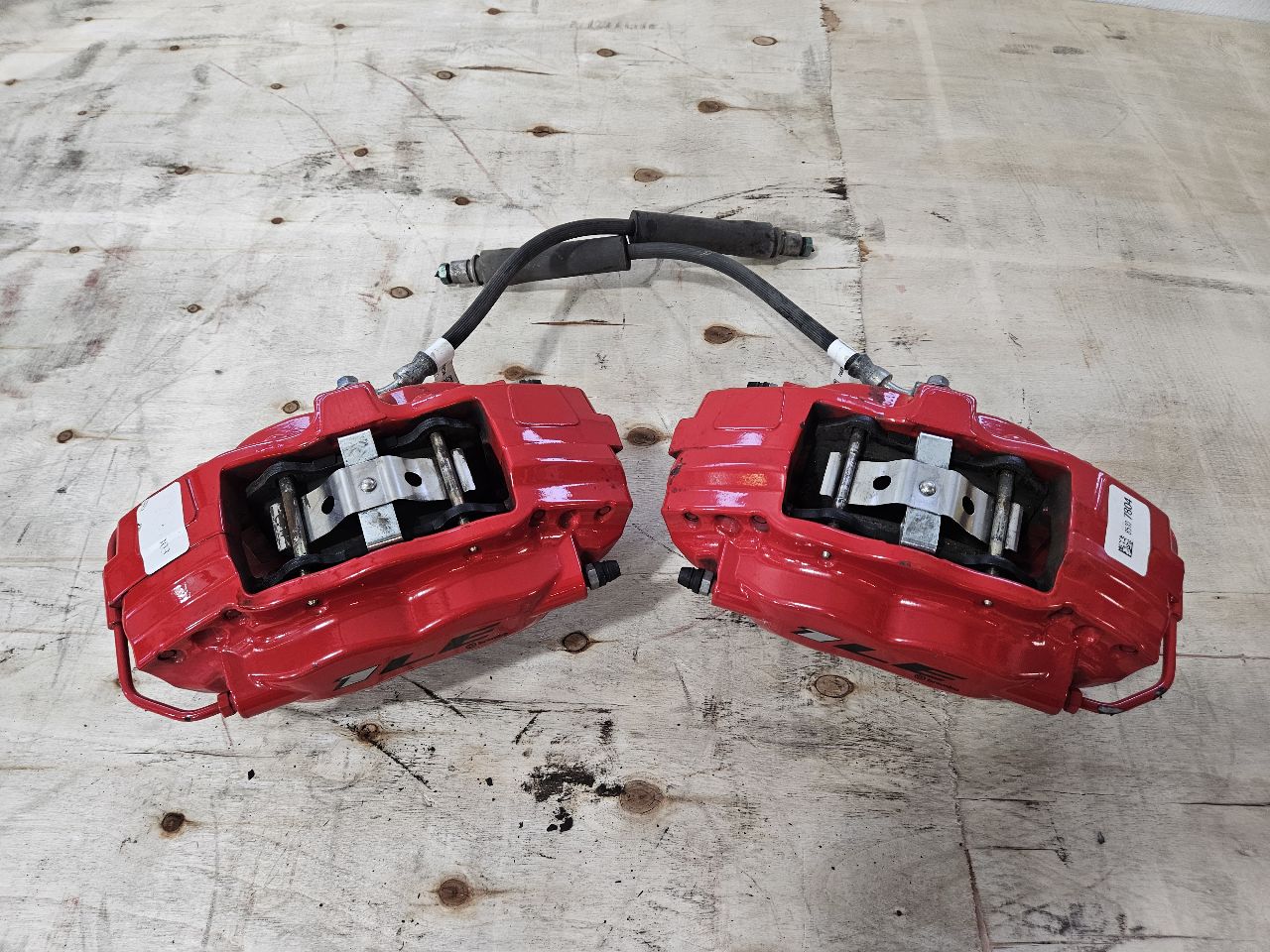 2022 CAMARO REAR 1LE SS BREMBO RED CALIPERS PAIR 27236 - image 2
