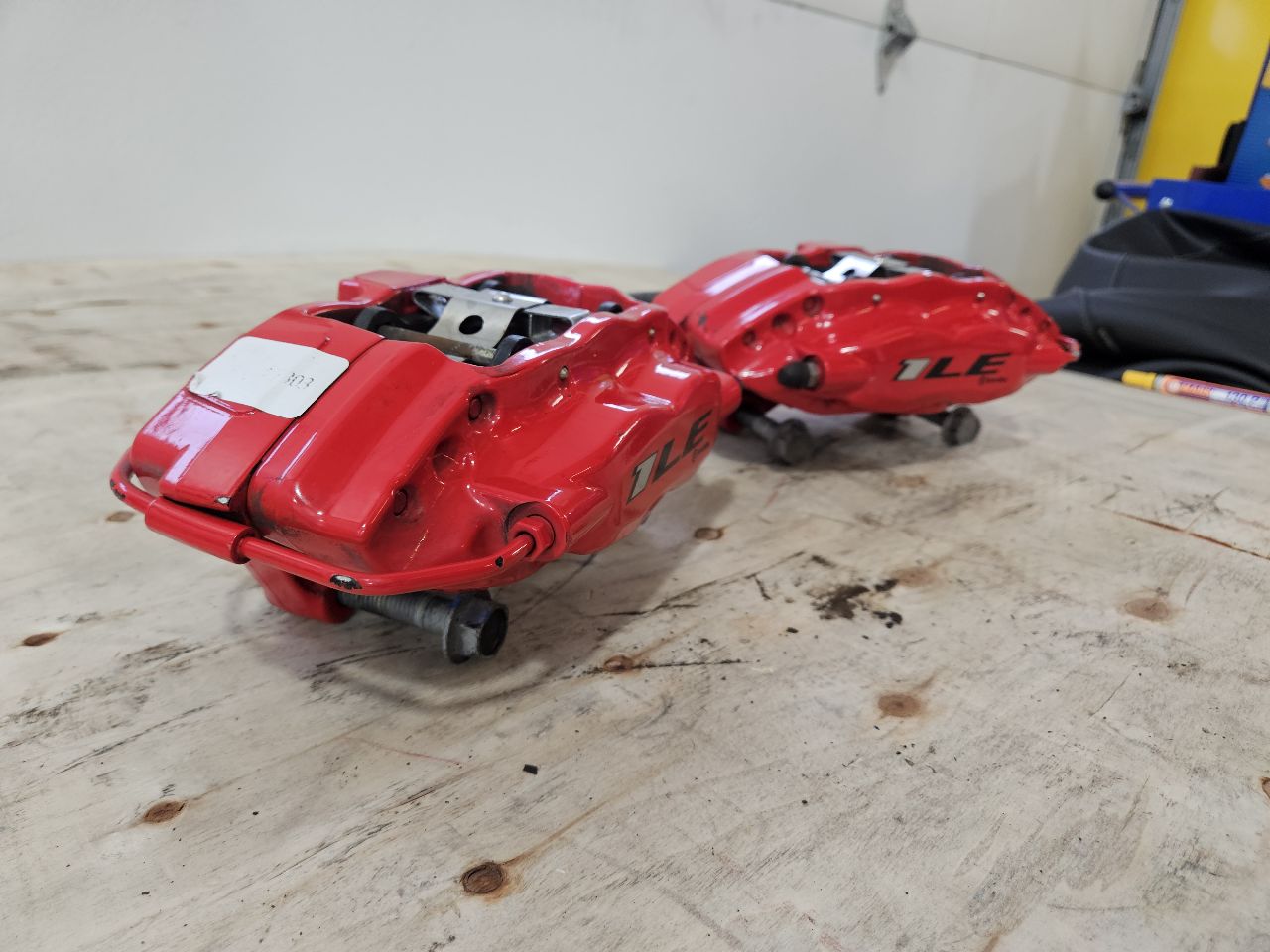 2022 CAMARO REAR 1LE SS BREMBO RED CALIPERS PAIR 27236 - image 4