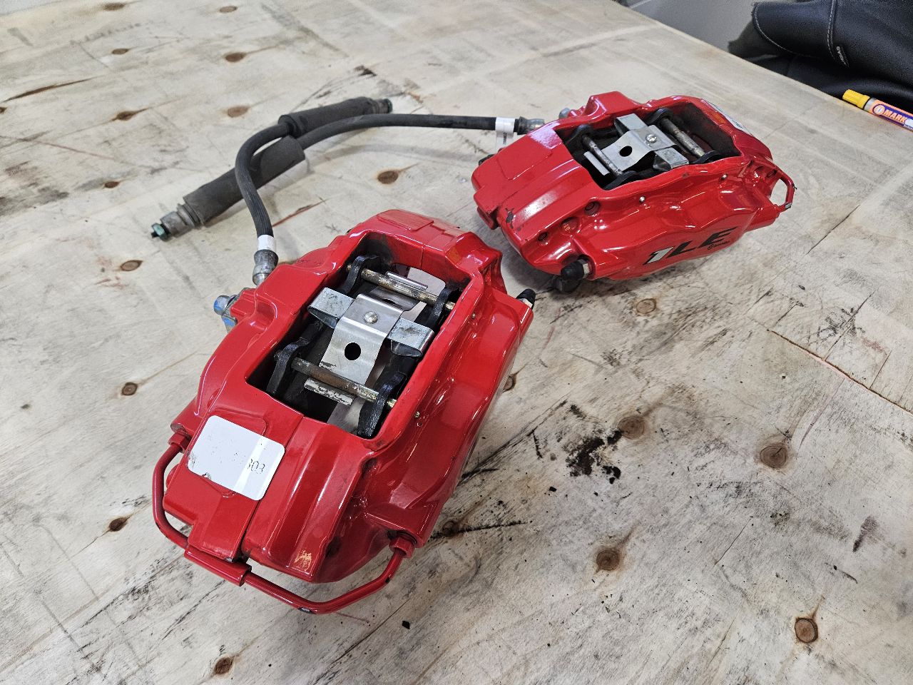 2022 CAMARO REAR 1LE SS BREMBO RED CALIPERS PAIR 27236 - image 5