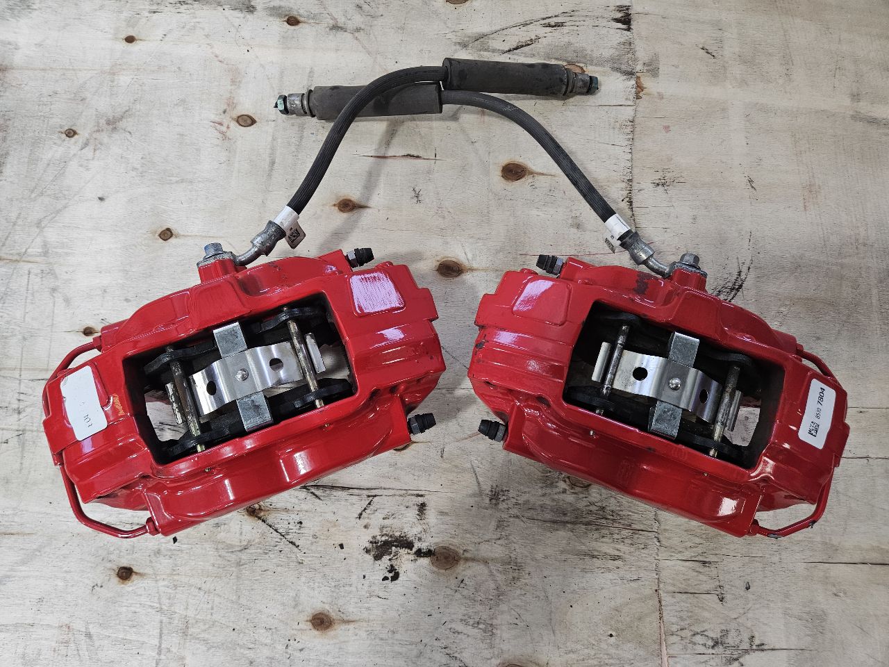 2022 CAMARO REAR 1LE SS BREMBO RED CALIPERS PAIR 27236 - image 6