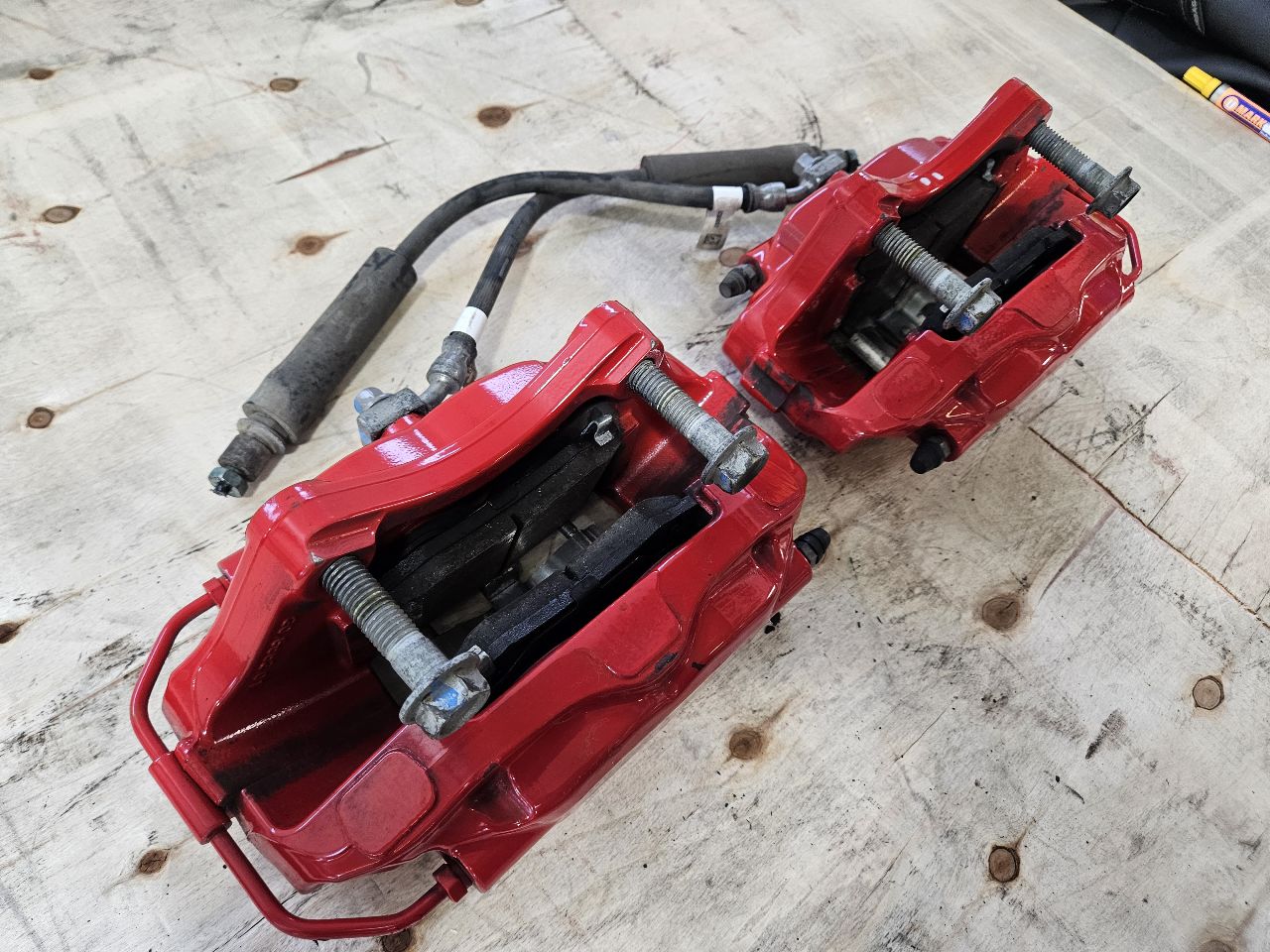 2022 CAMARO REAR 1LE SS BREMBO RED CALIPERS PAIR 27236 - image 15