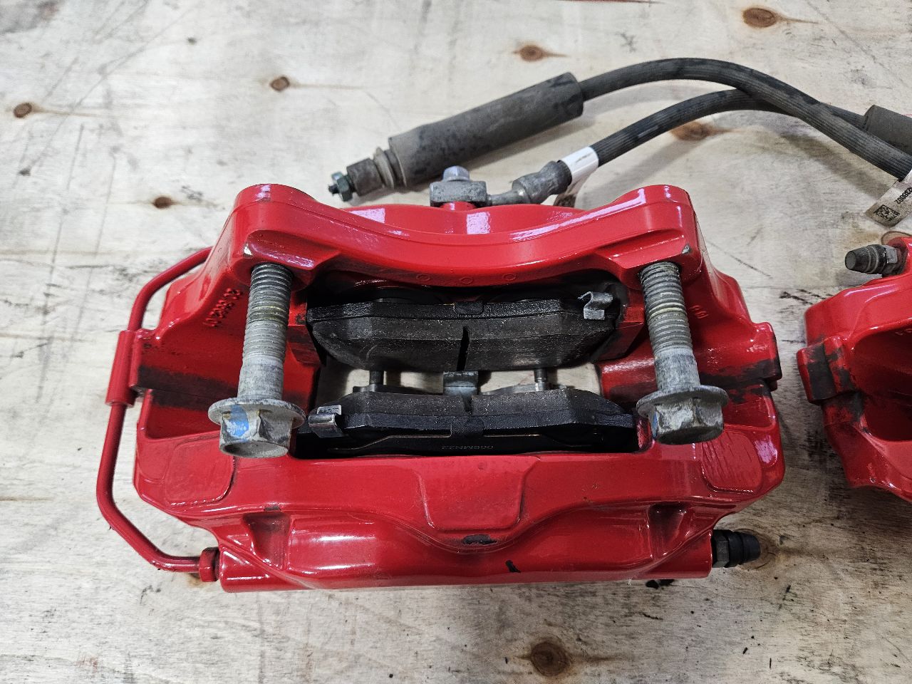 2022 CAMARO REAR 1LE SS BREMBO RED CALIPERS PAIR 27236 - image 16