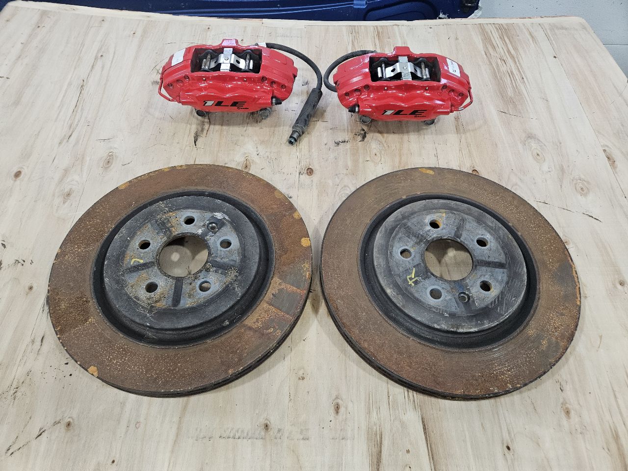 2022 CAMARO REAR 1LE SS BREMBO RED CALIPERS PAIR 27236 - image 20