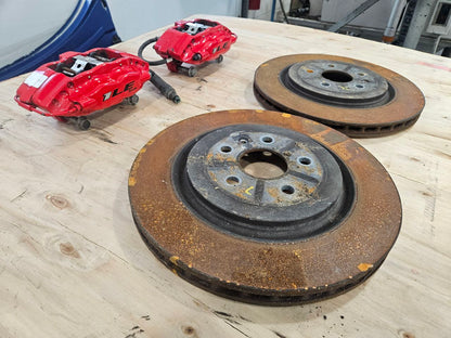 2022 CAMARO REAR 1LE SS BREMBO RED CALIPERS PAIR 27236 - image 1