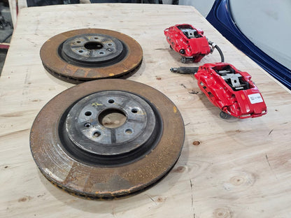 2022 CAMARO REAR 1LE SS BREMBO RED CALIPERS PAIR 27236 - image 3