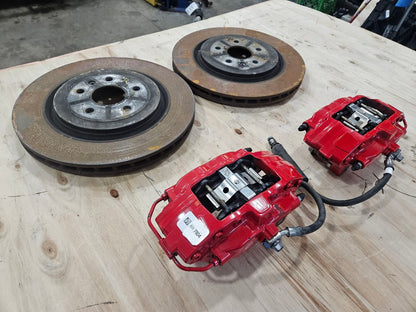 2022 CAMARO REAR 1LE SS BREMBO RED CALIPERS PAIR 27236 - image 4