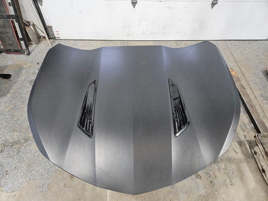 2018 CAMARO SS 1LE HOOD WHITE W/OEM VINYL WRAP 27302 - image 2