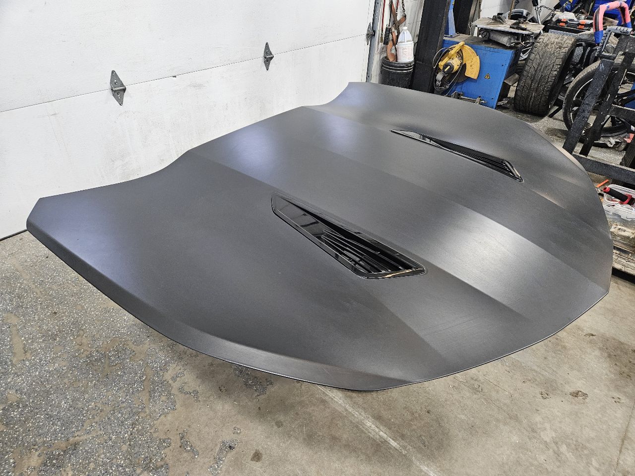 2018 CAMARO SS 1LE HOOD WHITE W/OEM VINYL WRAP 27302 - image 4