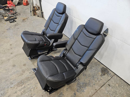 2015 ESCALADE 2ND ROW REAR SEATS PLATINUM BLACK 27390 - image 4