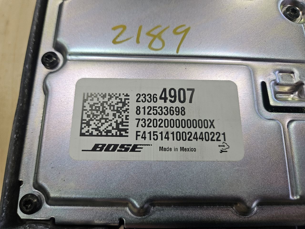 2015 ESCALADE BOSE AMP RADIO AMPLIFIER 23364907 27458 - image 8