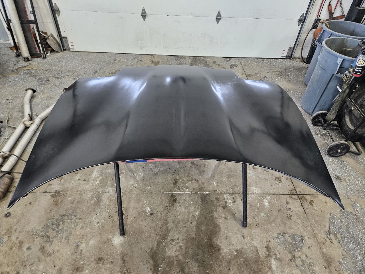 1998 CORVETTE OEM HOOD PAINTED SATIN BLACK 27609 - image 5