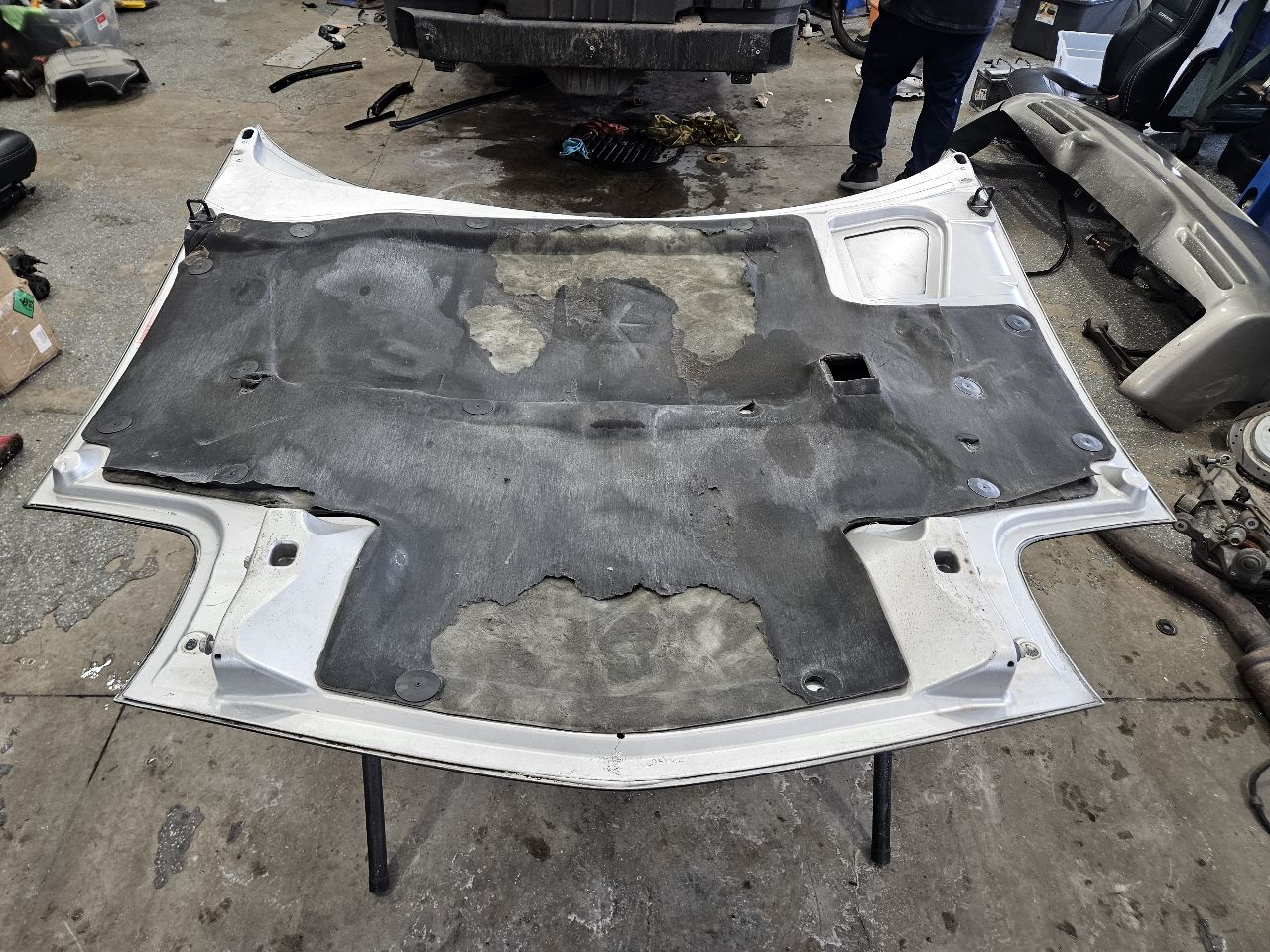 1998 CORVETTE OEM HOOD PAINTED SATIN BLACK 27609 - image 11