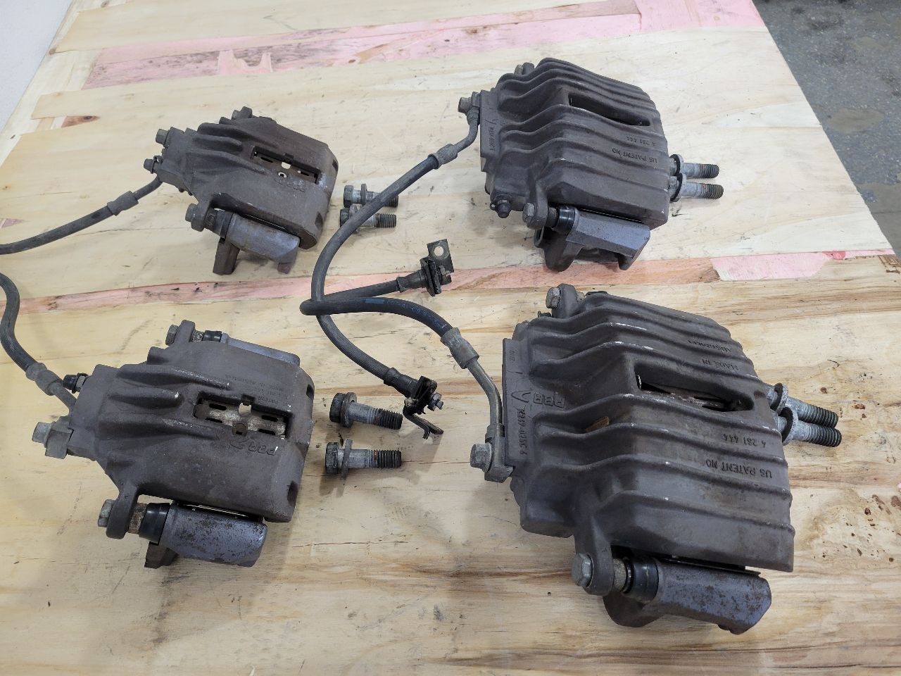 1998 CORVETTE SET OF 4 FRONT & REAR CALIPERS 27611 - image 4