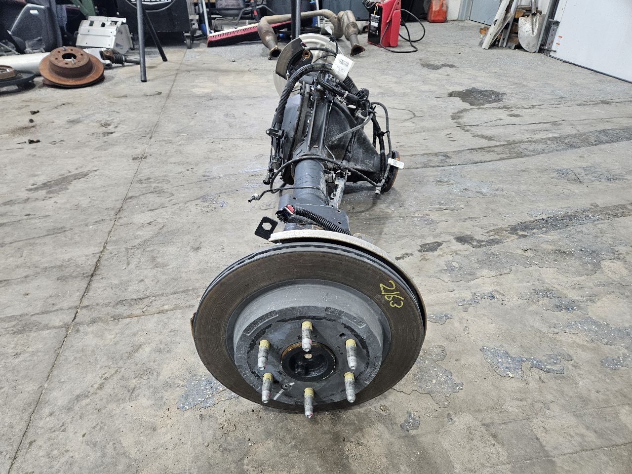 2021 SIERRA150 REAR AXLE 9.75" AT4 3.23 GU5 7K MILE 27656 - image 4