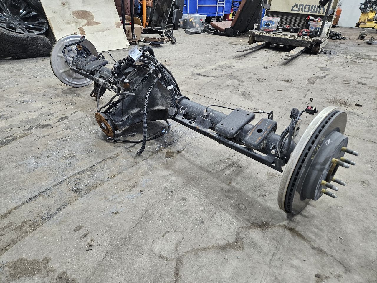 2021 SIERRA150 REAR AXLE 9.75" AT4 3.23 GU5 7K MILE 27656 - image 7