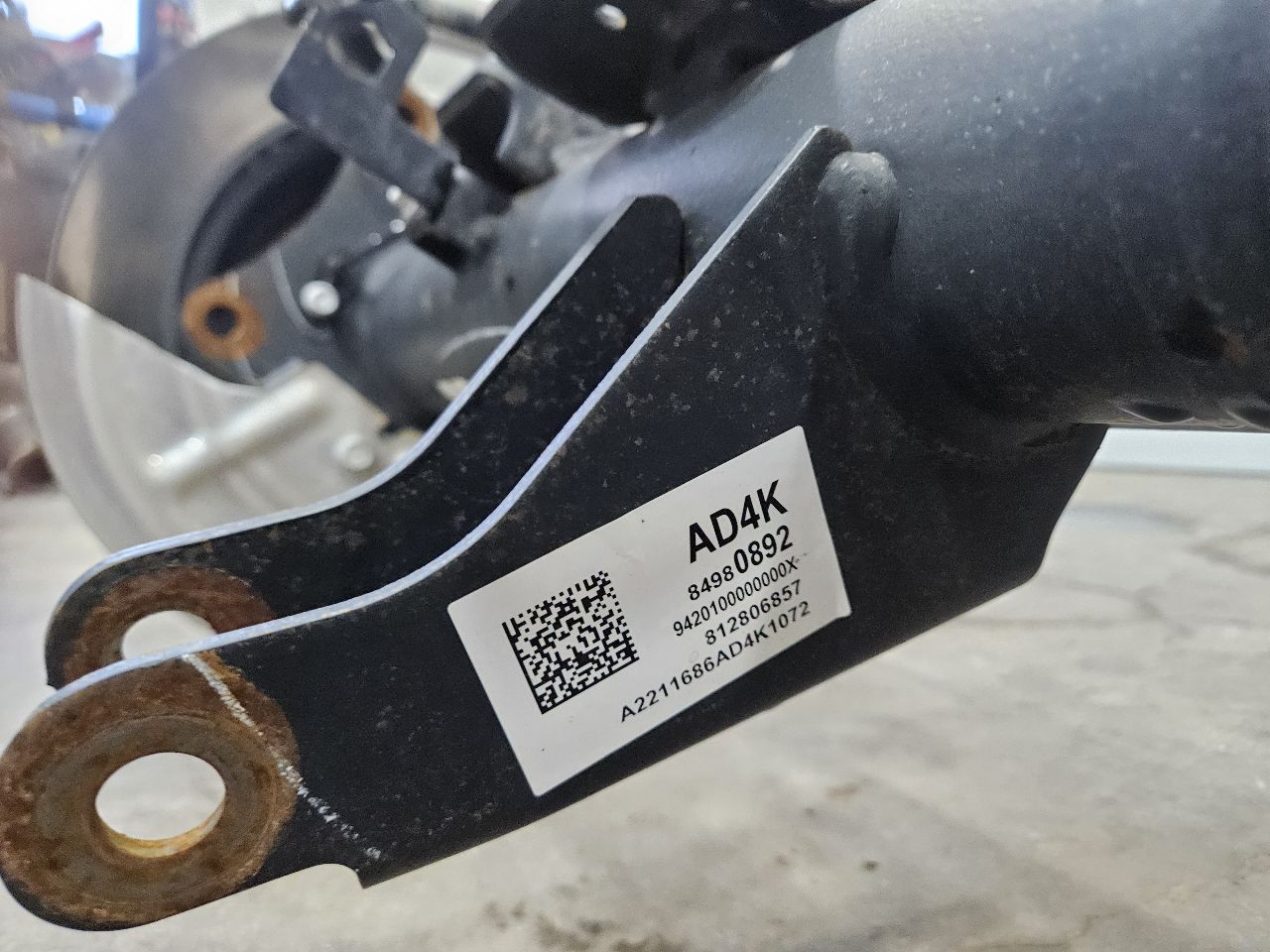 2021 SIERRA150 REAR AXLE 9.75" AT4 3.23 GU5 7K MILE 27656 - image 11