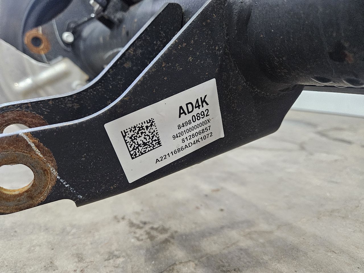 2021 SIERRA150 REAR AXLE 9.75" AT4 3.23 GU5 7K MILE 27656 - image 12