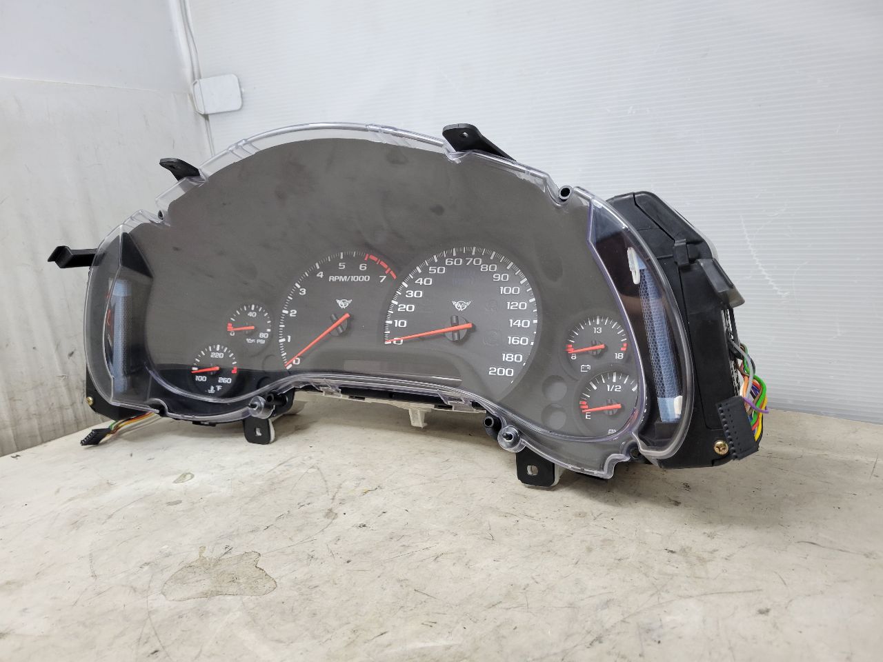 1998 CORVETTE 200MPH CLUSTER SPEEDOMETER 117K 27675 - image 3
