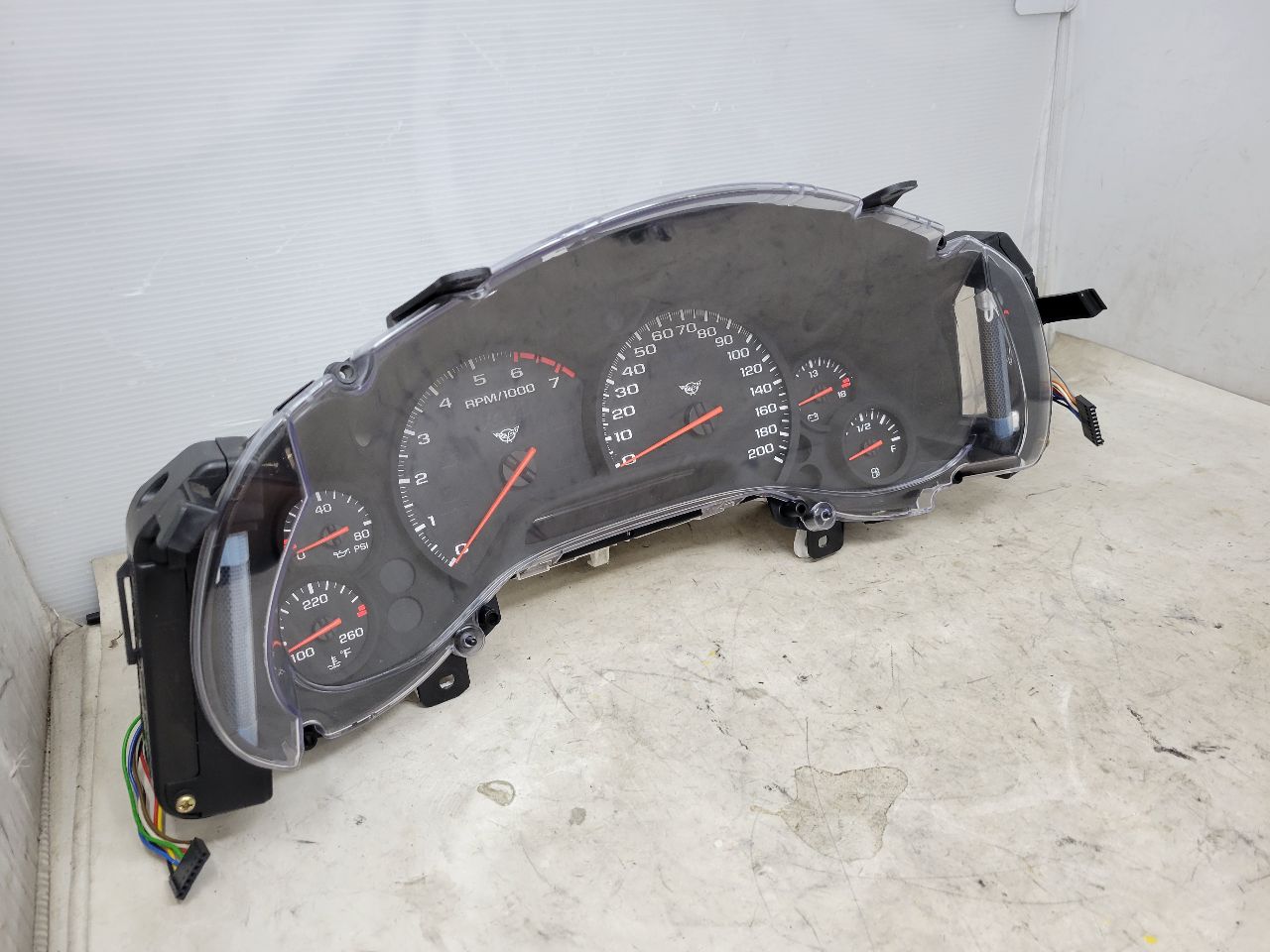 1998 CORVETTE 200MPH CLUSTER SPEEDOMETER 117K 27675 - image 4