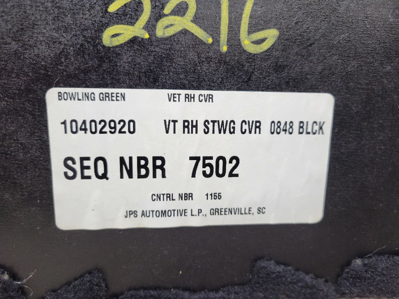 1998 CORVETTE REAR CARGO LID RH PASSENGER SIDE 27682 - image 7
