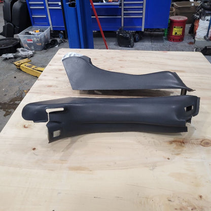 1998 CORVETTE LOWER B PILLAR SEAT BELT TRIM COVERS 27698 - image 7
