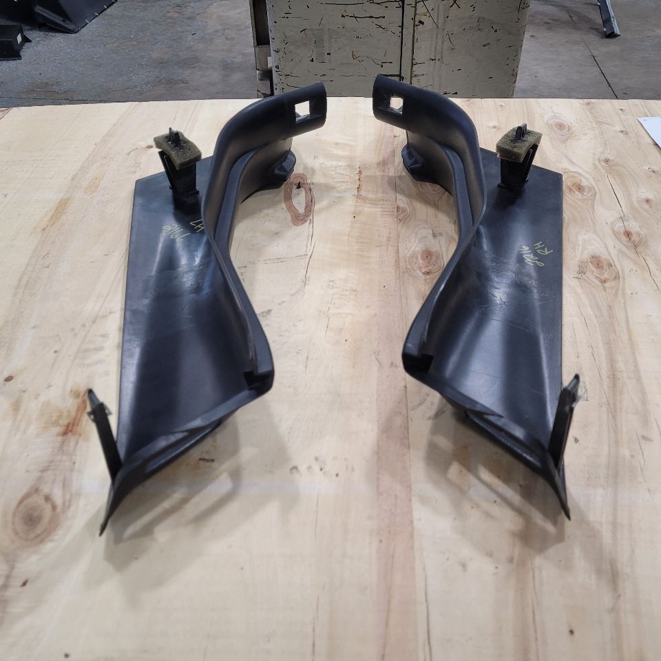 1998 CORVETTE LOWER B PILLAR SEAT BELT TRIM COVERS 27698 - image 11