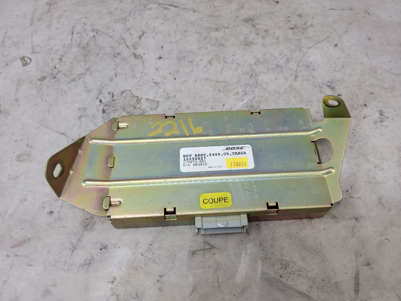 1998 CORVETTE BOSE AMP RADIO BSP MODULE 10290827 27699 - image 6