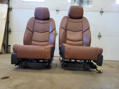 2017 ESCALADE FRONT VEHCCIO BROWN SEATS PAIR 27766 - image 14