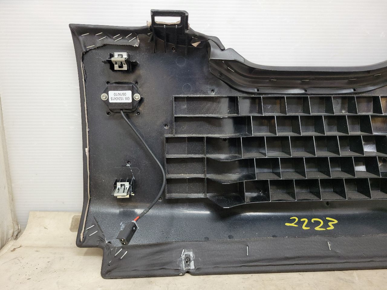 2011 CORVETTE DRIVER DASH KNEE BOLSTER BLACK 29K 27864 - image 8