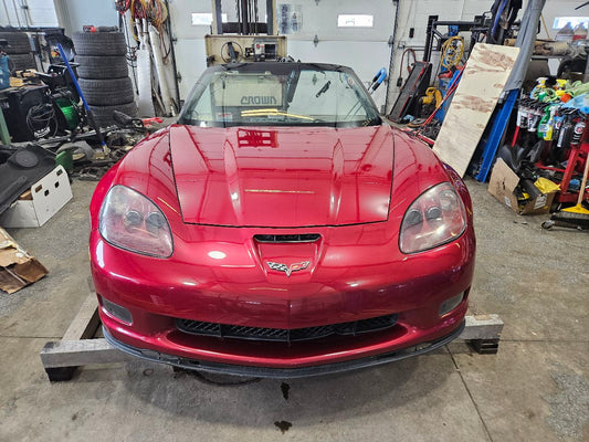 2011 CORVETTE FRONT CLIP CUT BEHIND A PILLAR 89U 27891 - image 1