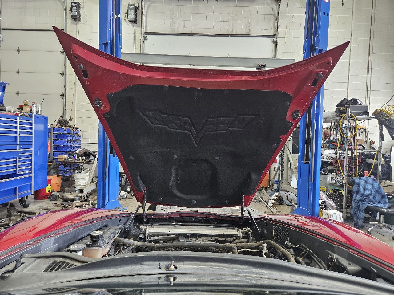 2011 CORVETTE FRONT CLIP CUT BEHIND A PILLAR 89U 27891 - image 19