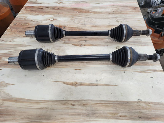 2011 CORVETTE REAR AXLE SHAFTS PAIR LH RH FE3 F55 27917 - image 2