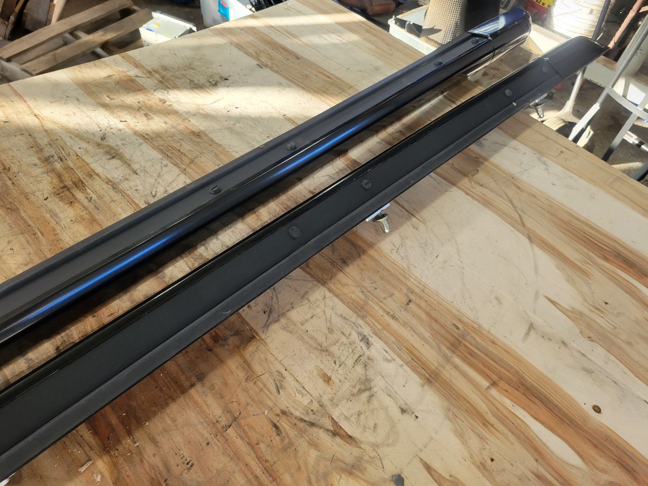 2015 ESCALADE OEM LUGGAGE RACK RAILS VINYL WRAPPED 27933 - image 12