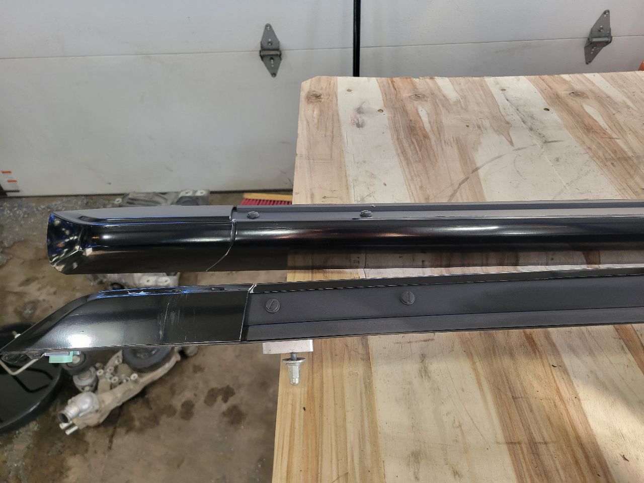 2015 ESCALADE OEM LUGGAGE RACK RAILS VINYL WRAPPED 27933 - image 13