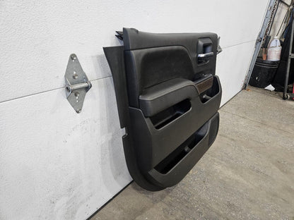 2017 SIERDEN15 LH REAR DOOR TRIM PANEL CREW CAB BLK 28030 - image 3