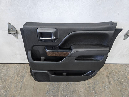 2017 SIERDEN15 RH REAR DOOR TRIM PANEL CREW CAB BLK 28031 - image 2